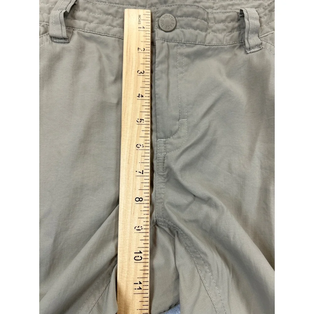 The North Face Convertible Cargo Pants Womens 10 Khaki Tan Zip Off Hiking‎